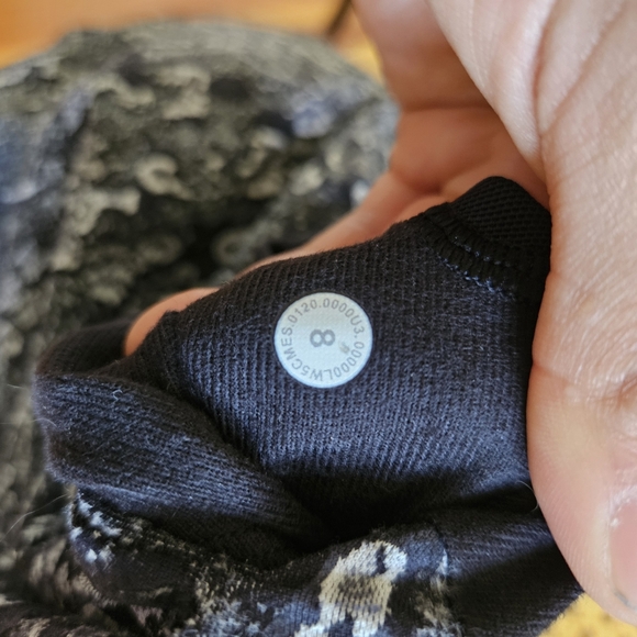 Lululemon Ready to Rulu Jogger 29" Eventide Jacquard Spray Dye Black Size 8 - Picture 9 of 9